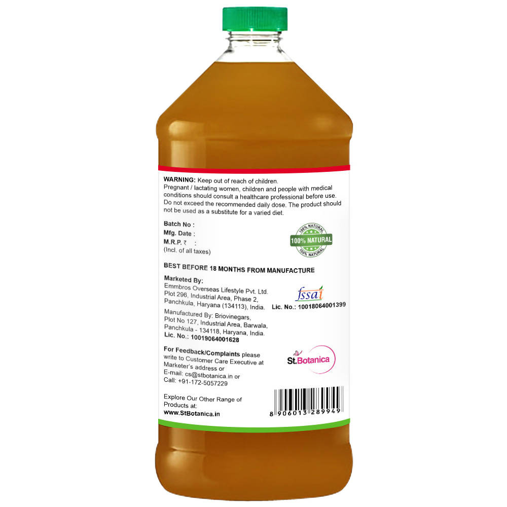 St.Botanica Apple Cider Vinegar | Grocsy
