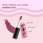 Plum Soft Swirl Lip Gloss 3 Shades In 1 & 123 Watermelon Coulis | Grocsy