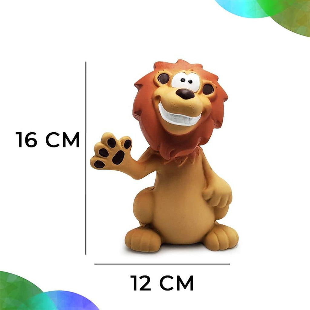 Goofy Tails Latex Dog Toys Lion | Grocsy