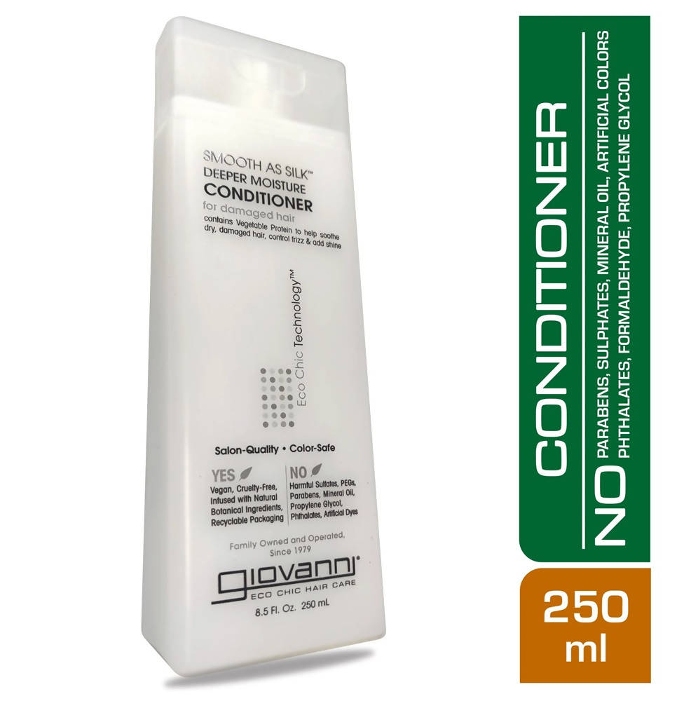 Giovanni Organic Smooth As Silk Deeper Moisture Conditioner | Grocsy