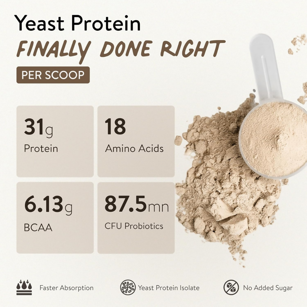 Happy Cultures 31g Unflavoured Yeast Protein Isolate | Grocsy