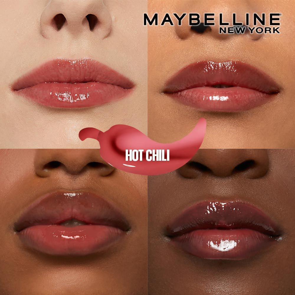 Maybelline New York Lifter Plump - Plumping Lip Gloss - Hot Chili | Grocsy