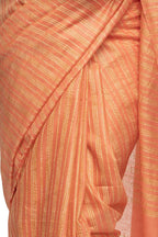 Mominos Fashion Orange Color Bhagalpuri Saree | Grocsy