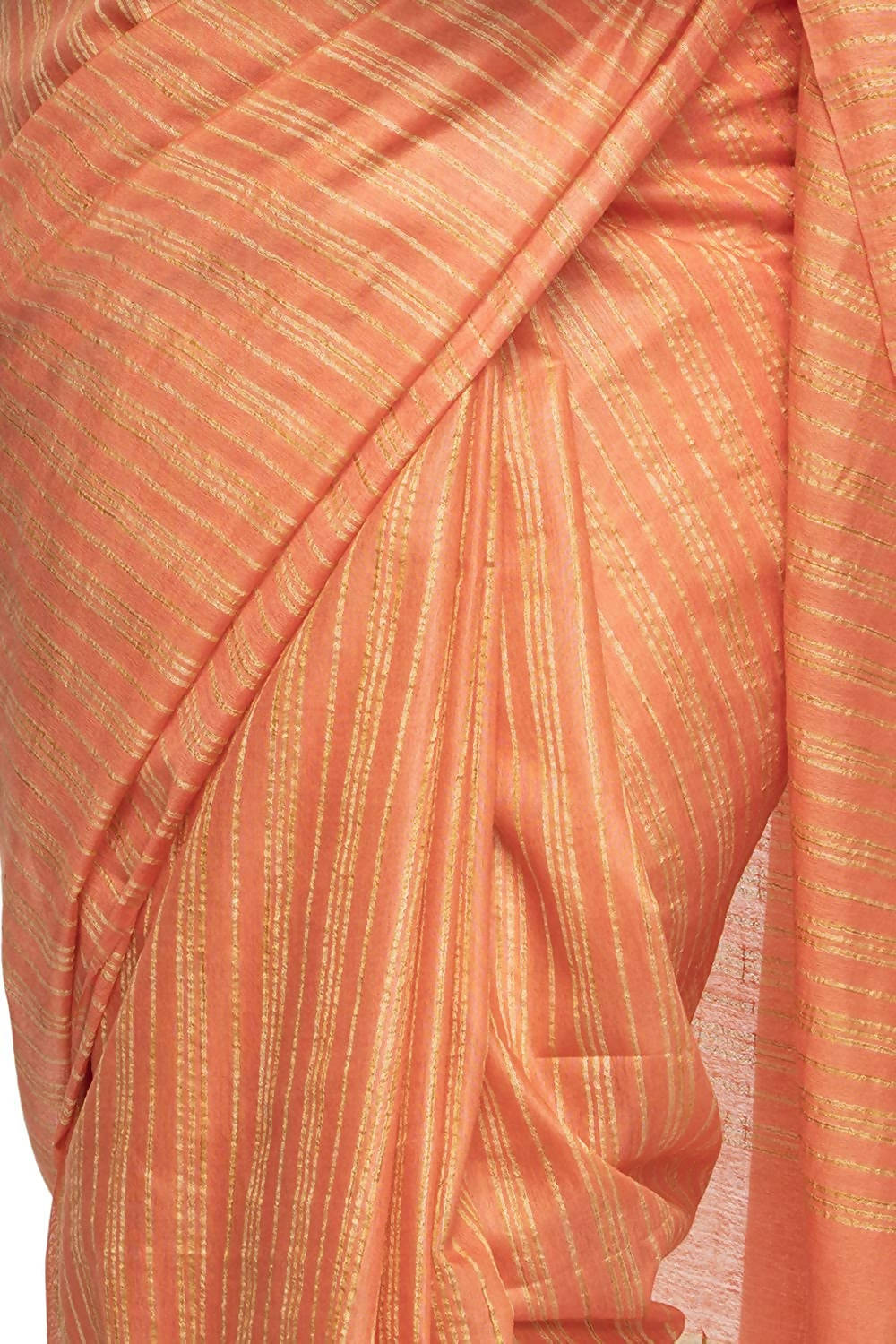 Mominos Fashion Orange Color Bhagalpuri Saree | Grocsy