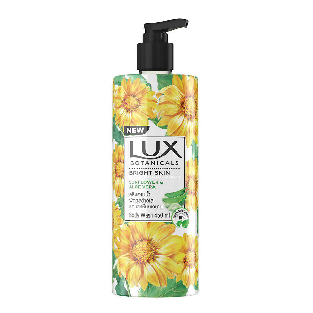 Lux Botanicals Bright Skin Body Wash with Sunflower & Aloe Vera | Grocsy