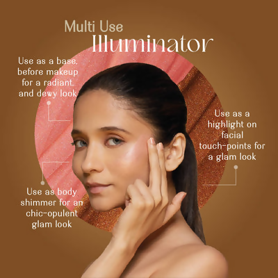 LoveChild By Masaba Gupta Sparkling Peach Face Illuminator | Grocsy