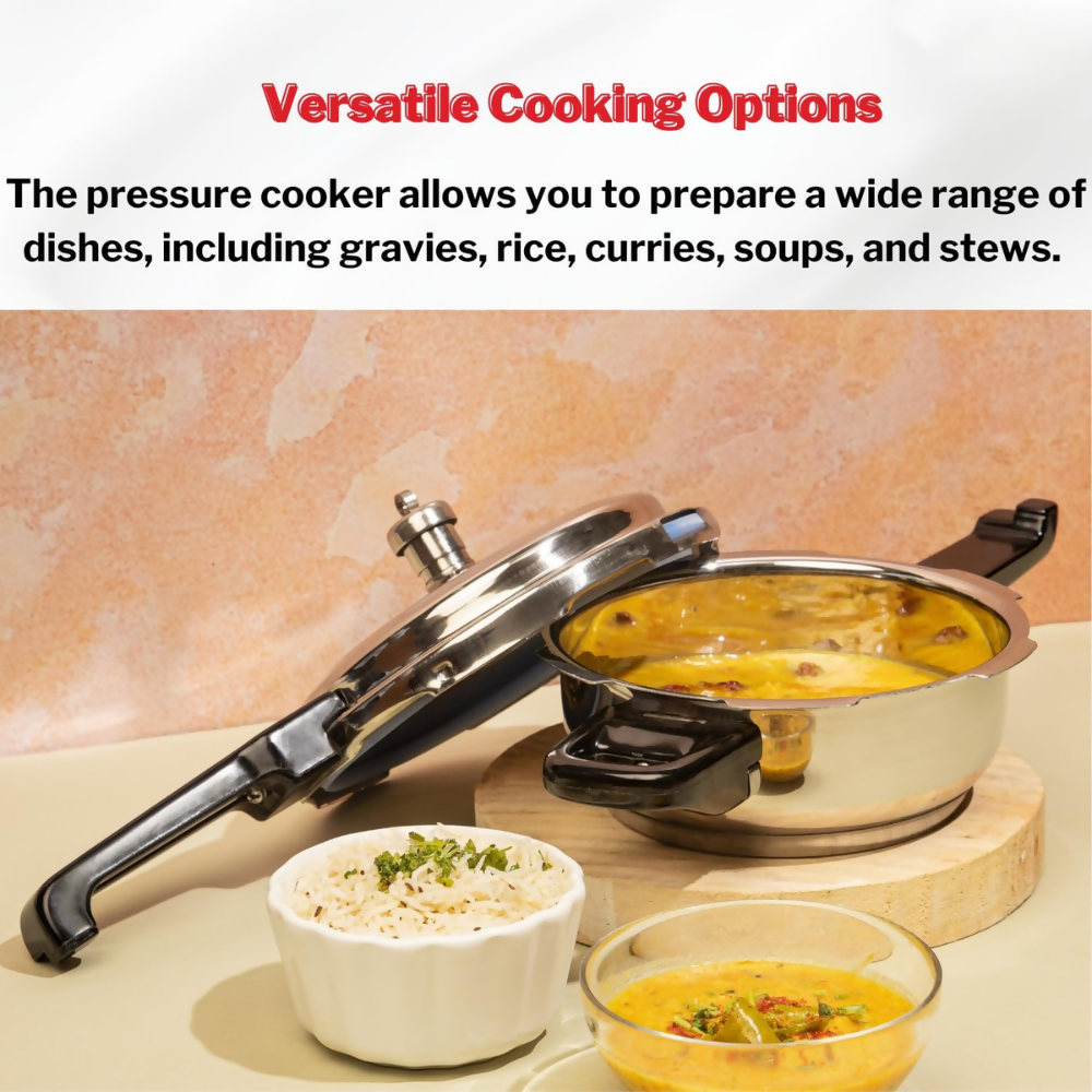 Vinod Stainless Steel Pressure Cooker Outer Lid | Grocsy