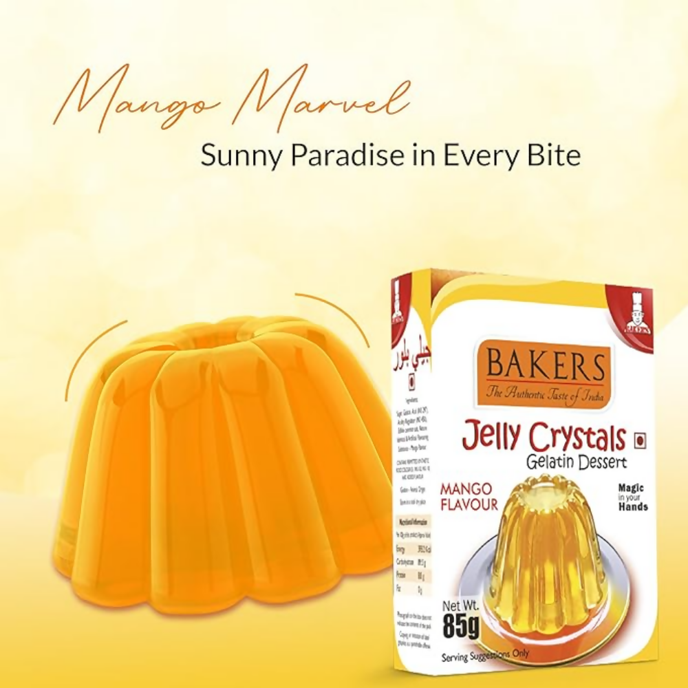 BAKERS Jelly Crystals (Gelatin Dessert) - Mango | Grocsy