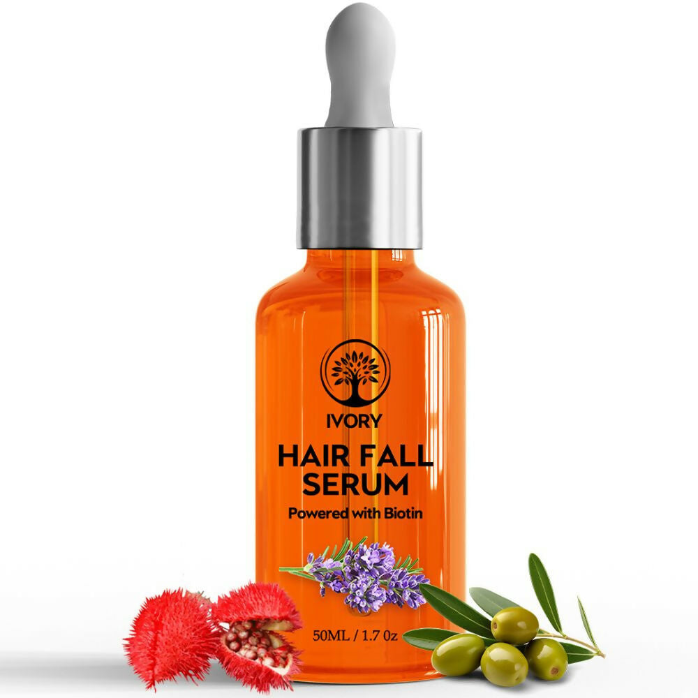 Ivory Natural Hair Fall Serum For Hair Fall & Soothes Scalp, For Men & Women | Grocsy