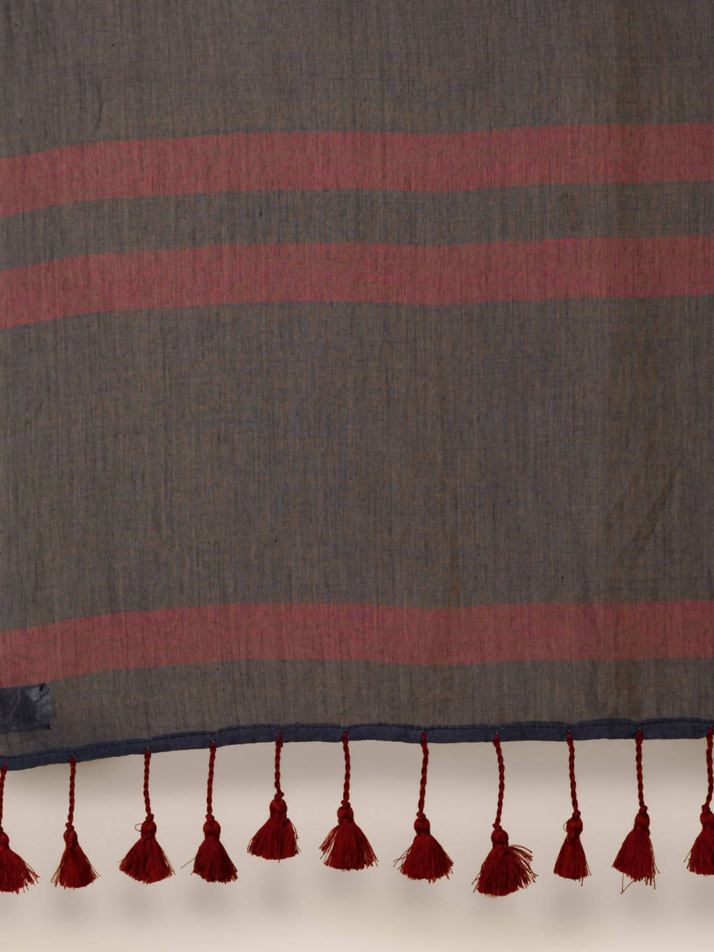 Suta Women Navy Blue Pure Cotton Handloom Saree | Grocsy