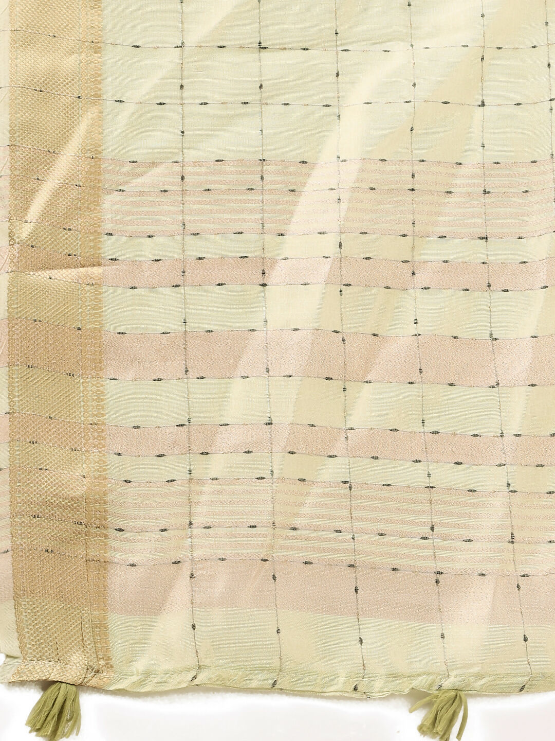 Shree Shyam Fashion Organza Gold Saree | Grocsy