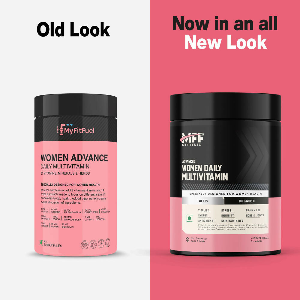 MyFitFuel Women Advance Daily Essential Multivitamin Capsules | Grocsy
