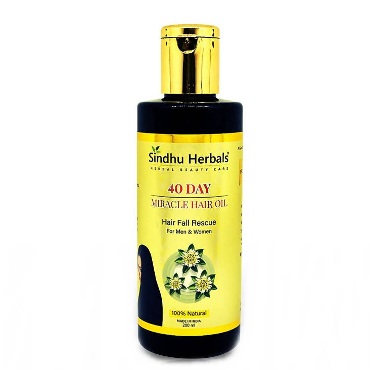 Sindhu Herbals 40 Day Miracle Hair Oil | Grocsy