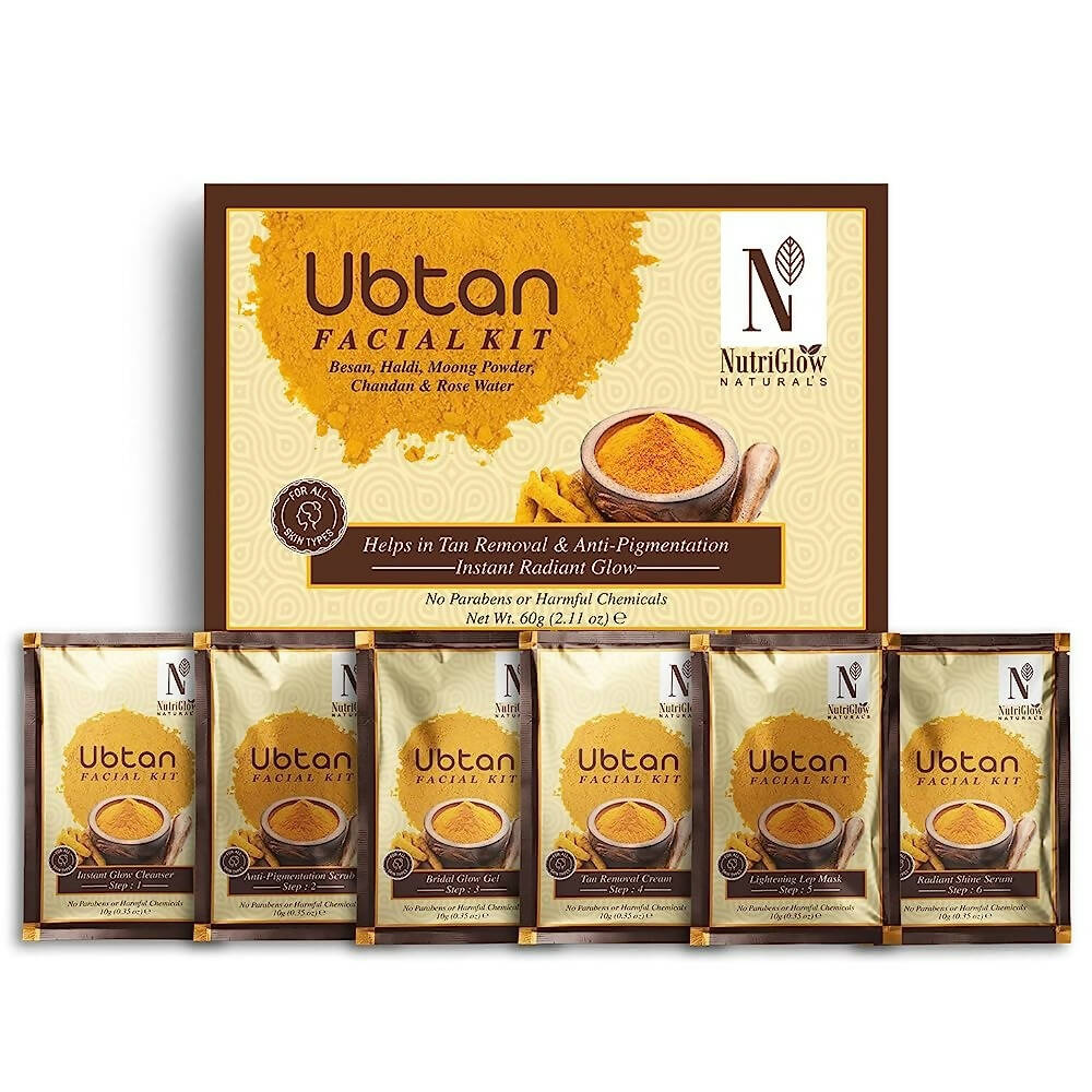NutriGlow NATURAL'S Ubtan Facial Kit | Grocsy