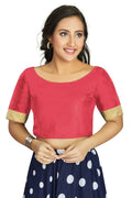Aastha Fashion Women's Gajri Art Silk Designer Traditional Readymade Blouse | Grocsy
