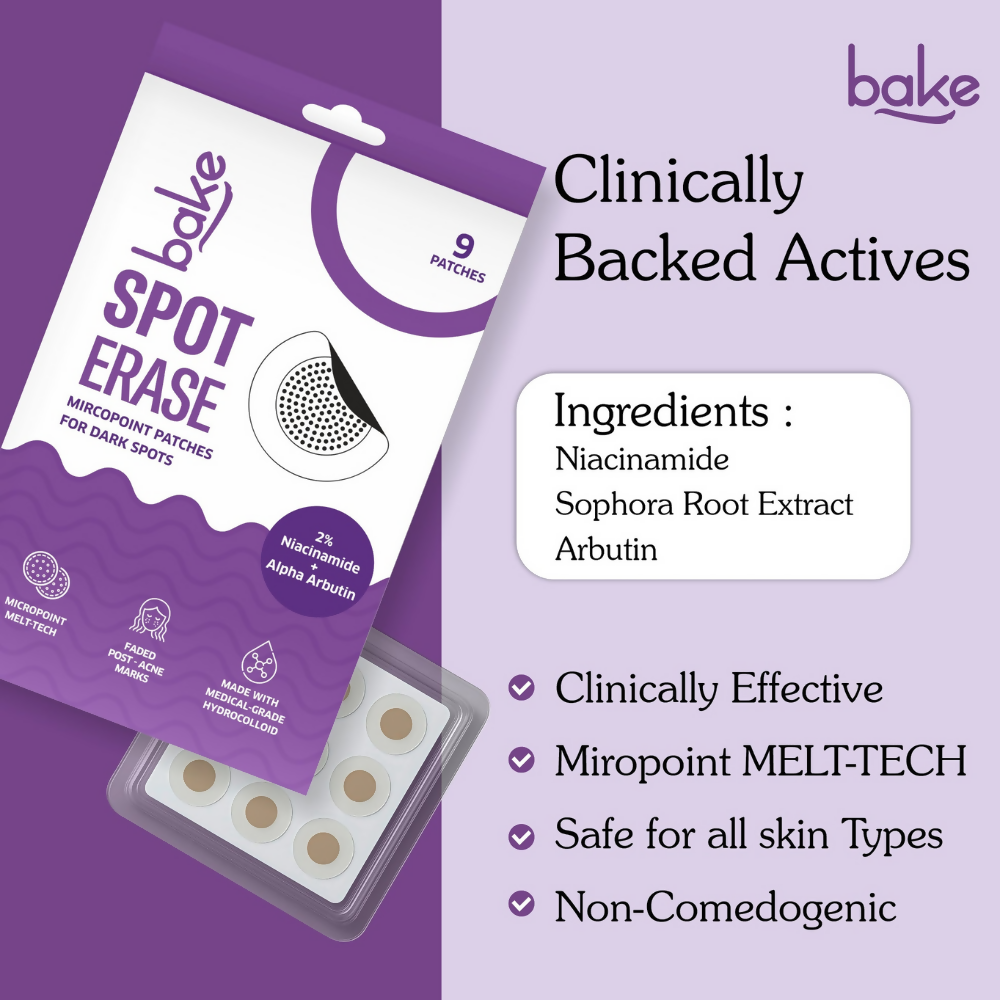 Bake Spot Erase Micropoint Hydrocolloid Patches for Dark Spots | Grocsy