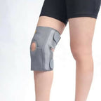 Orth-rem Grey Elastic Knee Support Brace With Side Stabilizer- Large | Grocsy