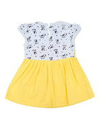 NammaBaby Baby Girl''s A-Line Mini Frock Dress - Yellow | Grocsy