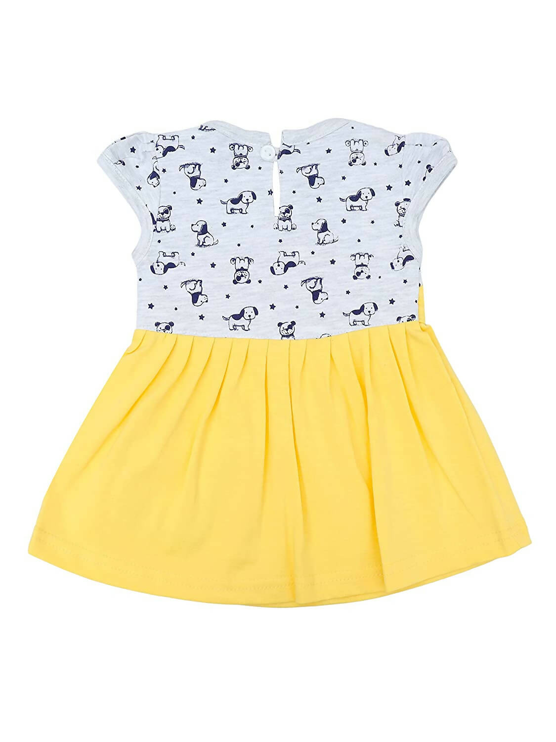 NammaBaby Baby Girl''s A-Line Mini Frock Dress - Yellow | Grocsy