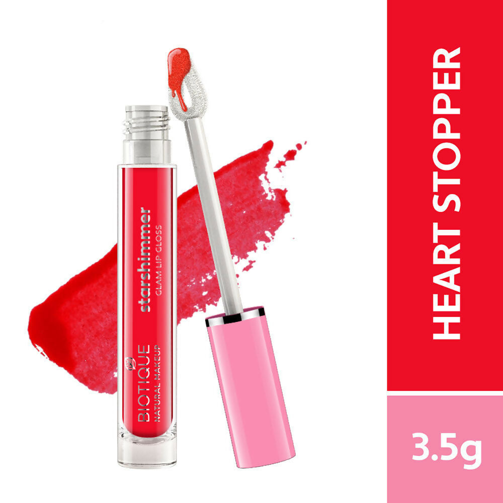 Biotique Starshimmer Glam Lip Gloss - Heart Stopper | Grocsy