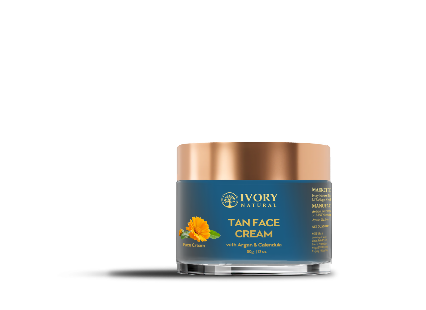 Ivory Natural Tan Face Cream For Sun Tan Protection | Grocsy