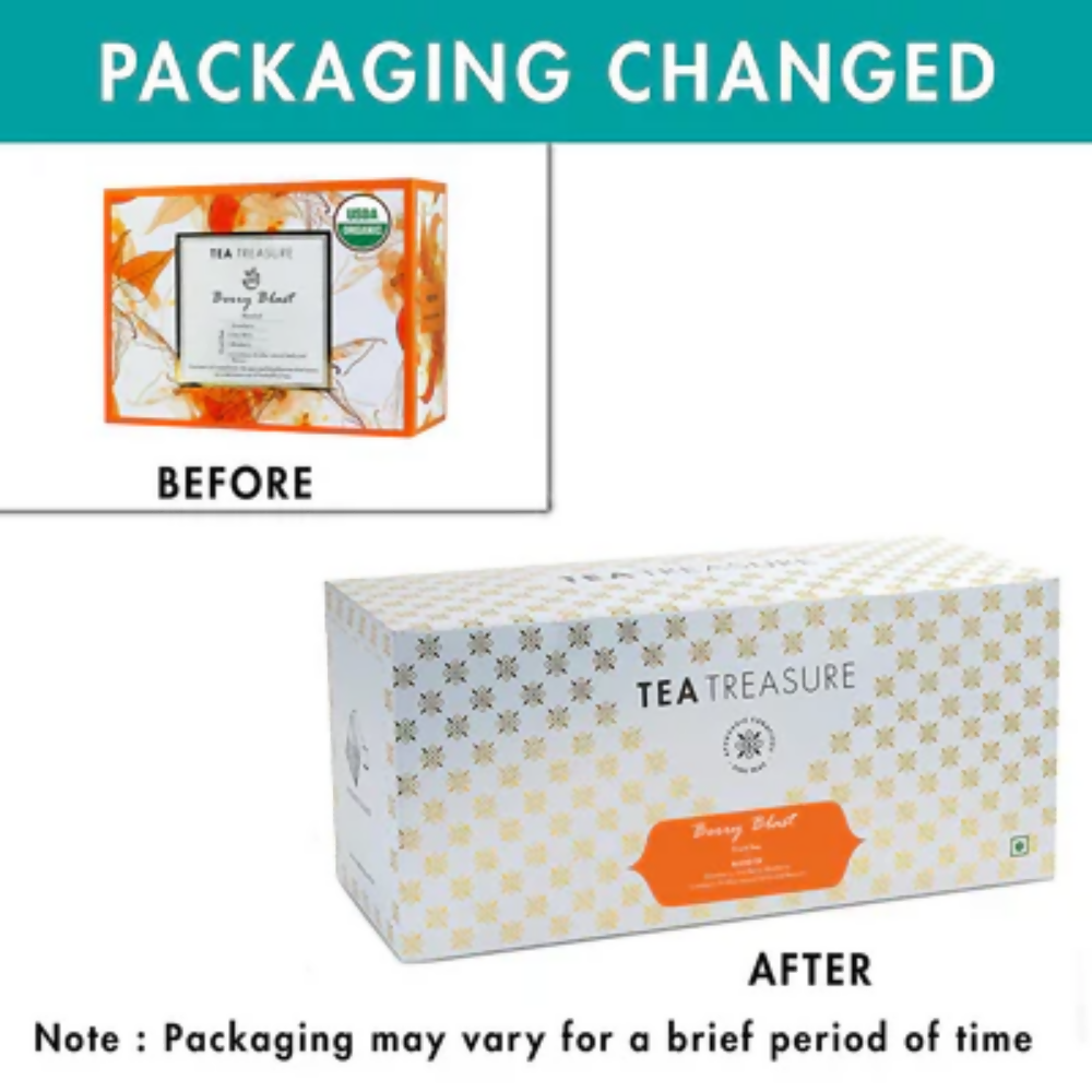 Tea Treasure Berry Blast Fruit Tea Bags | Grocsy