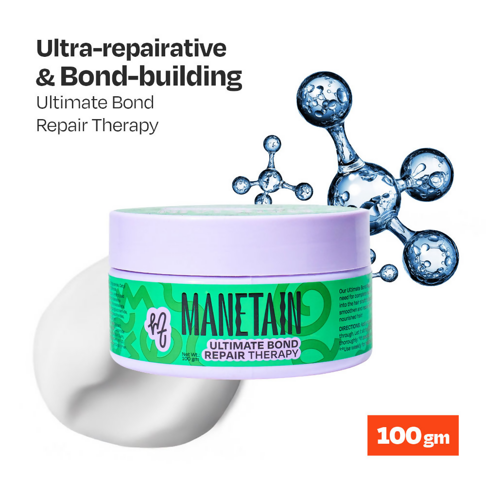 Manetain Ultimate Bond Repair Therapy - Hydrates Strengthens & Restores Damaged Hair | Grocsy
