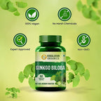 Himalayan Organics Ginkgo Biloba Vegetarian Capsules | Grocsy