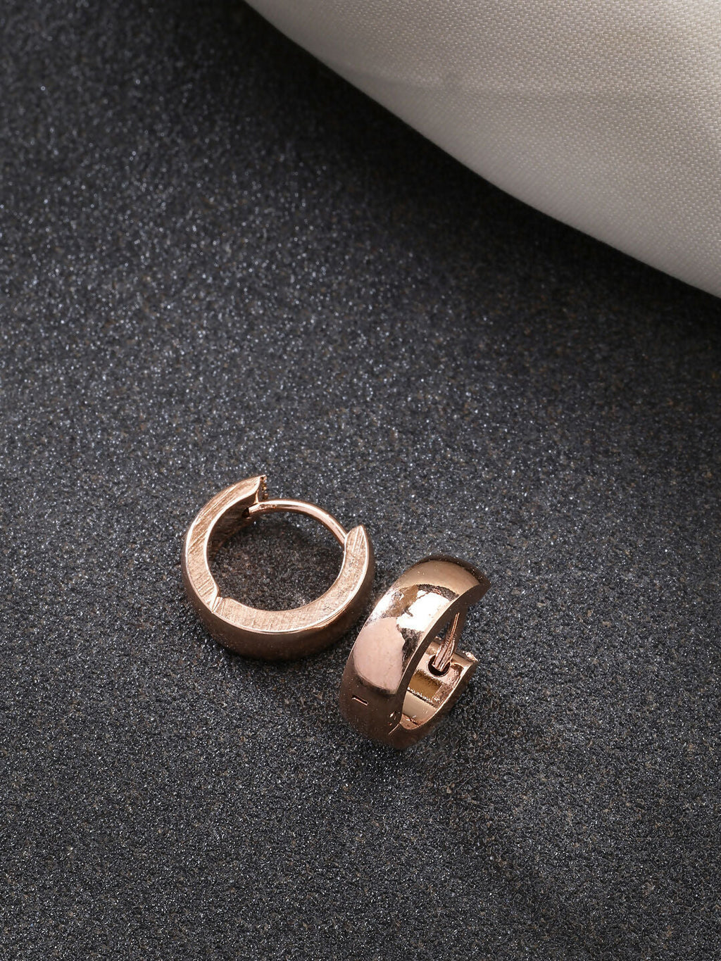 NVR Men's Set of 3 Multicolor Rhodium-Plated Stainless Steel Hoop Earrings | Grocsy