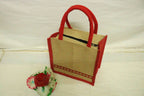 Natural Color Jute Lunch Bag | Grocsy