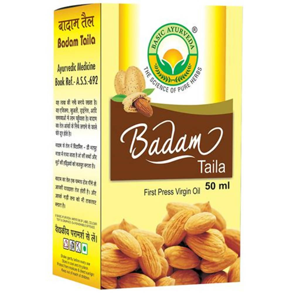 Basic Ayurveda Badam Taila | Grocsy