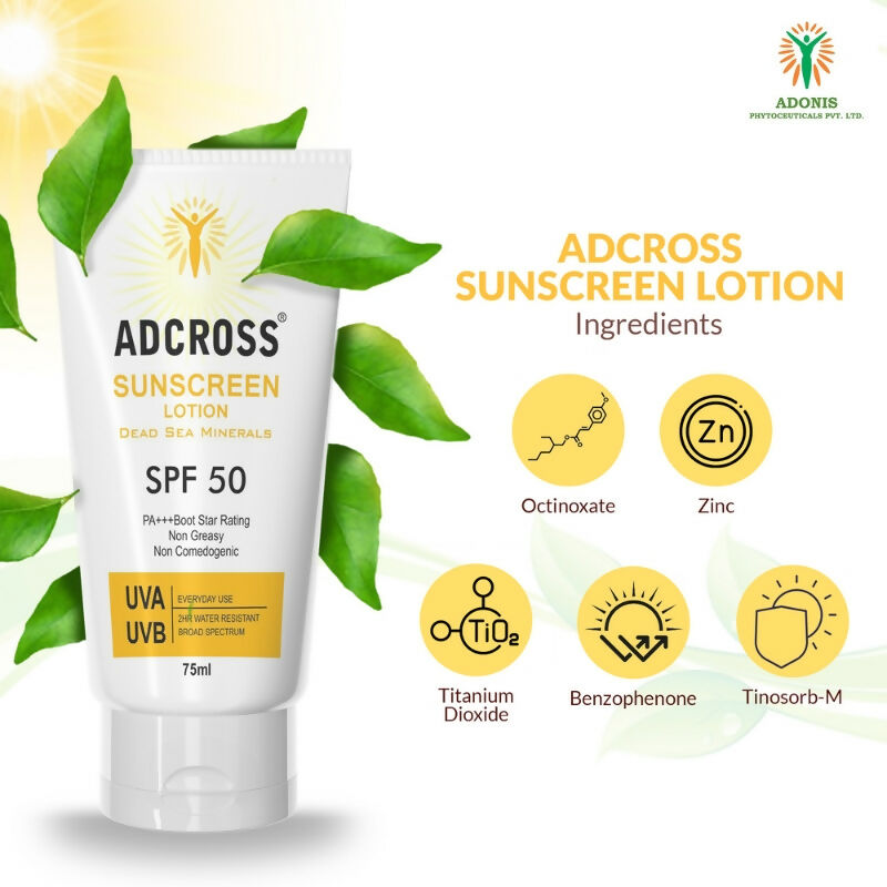 Adonis Adcross Sunscreen Lotion | Grocsy