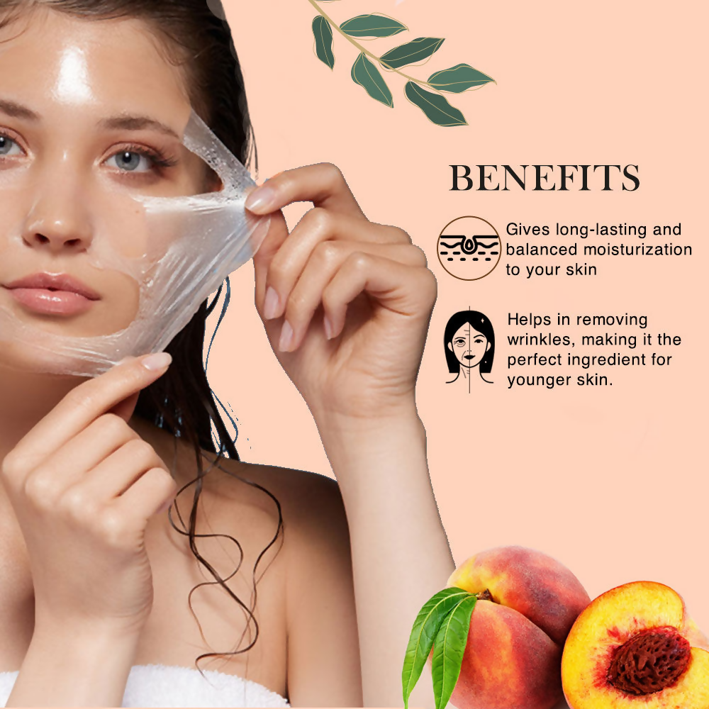 Richfeel Peach Peel Off Mask For Glowing Skin | Grocsy