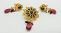 Multicolor Uncuts Pendant Set | Grocsy