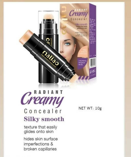 Maliao Professional Matte Look Radiant Creamy Concealer | Grocsy