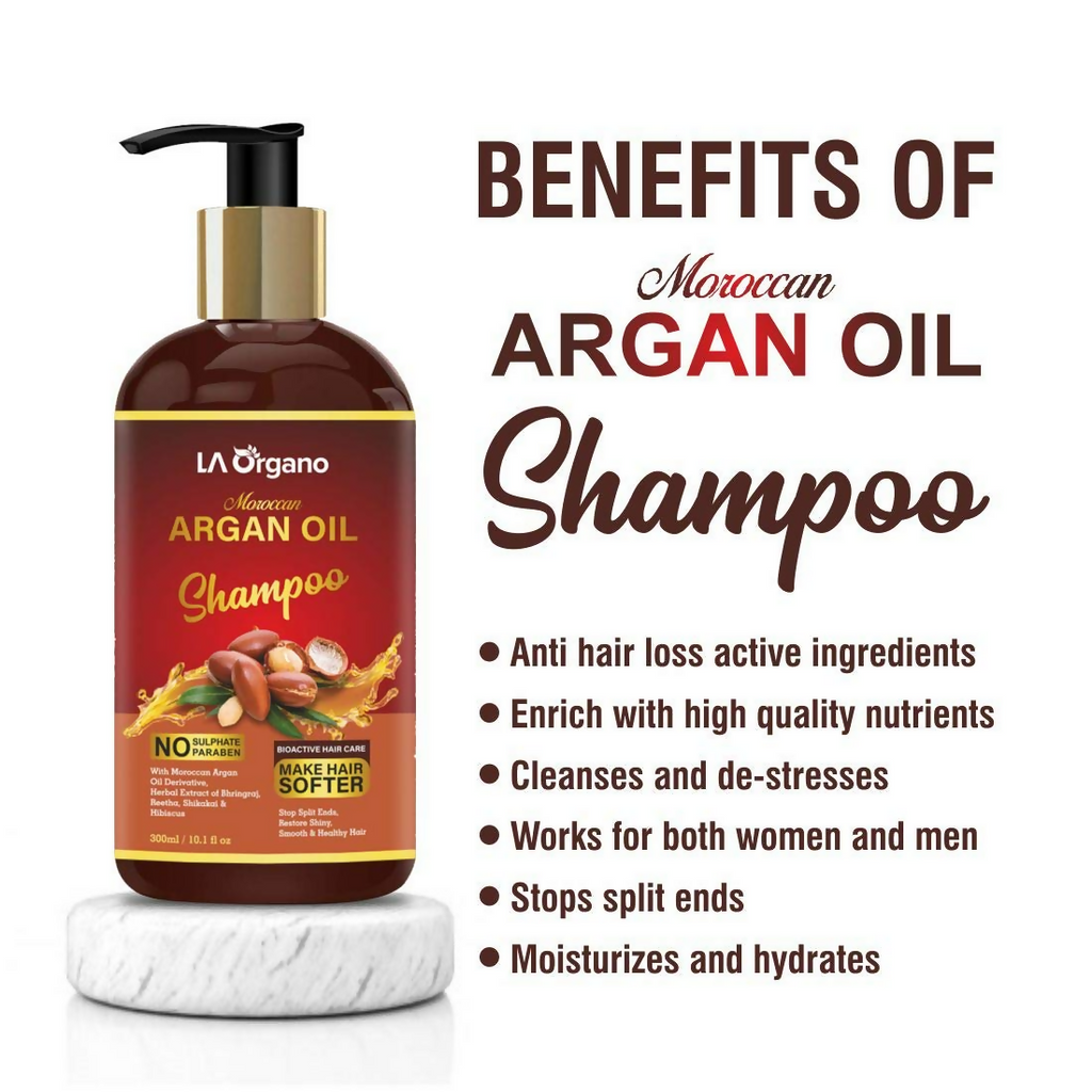 LA Organo Moroccan Argan Hair Shampoo | Grocsy