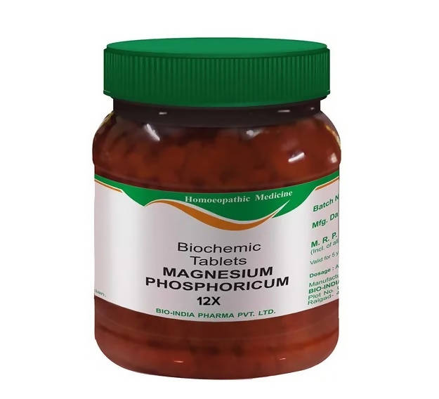 Bio India Homeopathy Magnesium Phosphoricum Biochemic Tablets | Grocsy