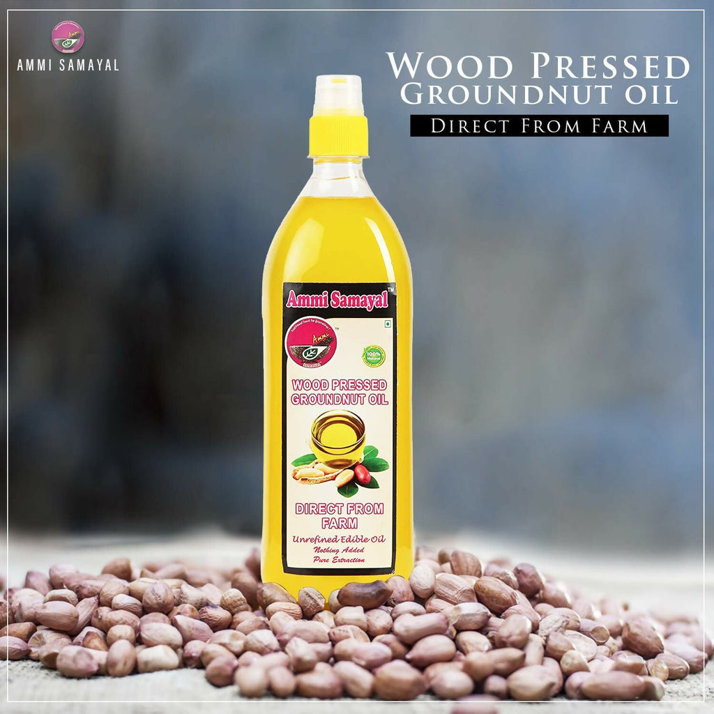 Ammi Samayal Wood Pressed Groundnut Oil | Grocsy