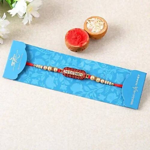 Capsule Rakhi and Ferrero Rocher Box | Grocsy