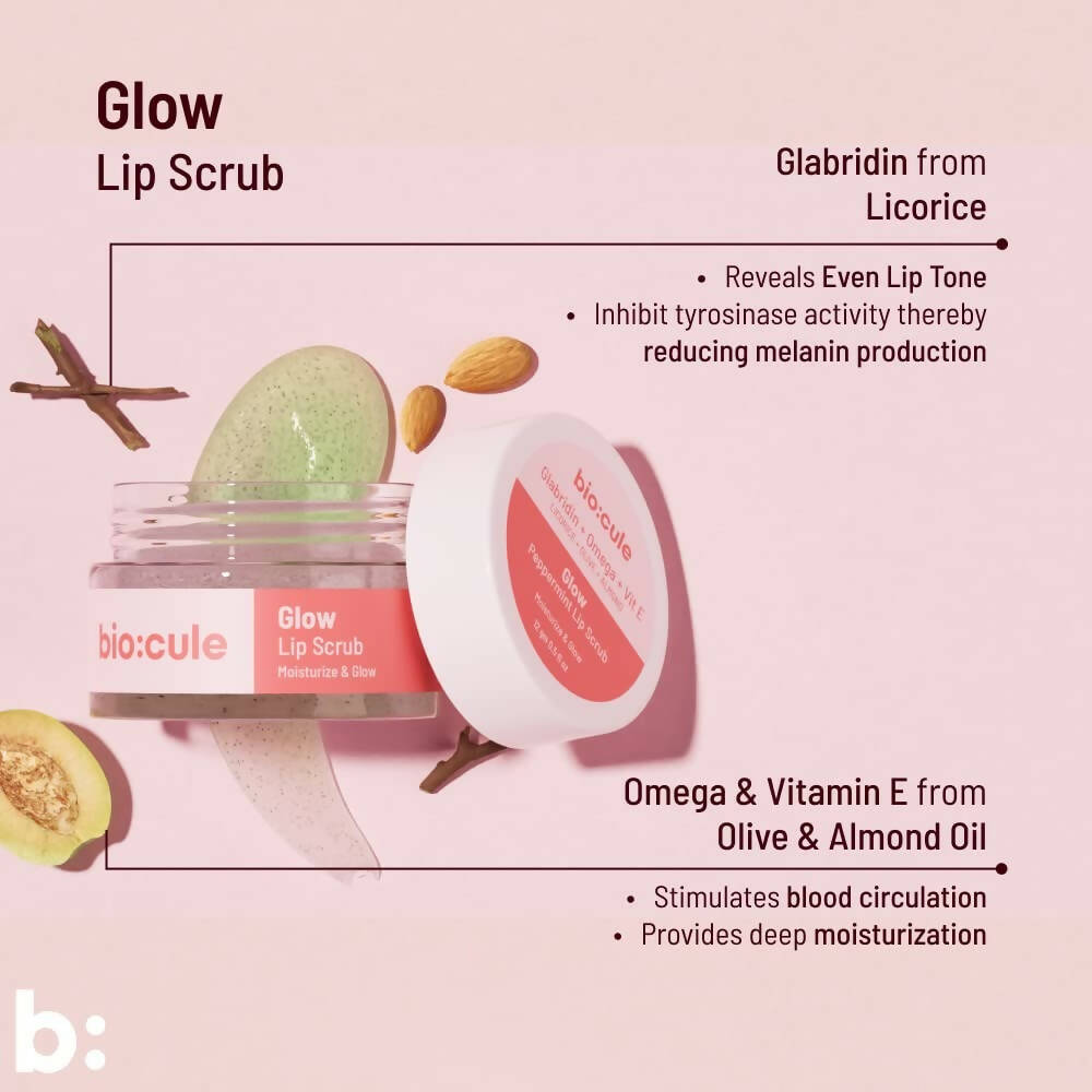 Biocule Glow Lip Scrub | Grocsy