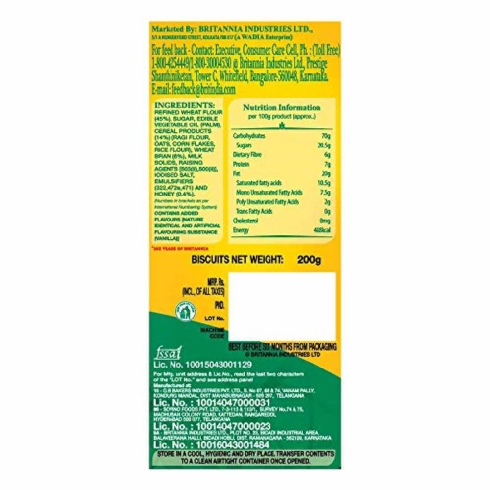 Britannia NutriChoice 5 Grain Digestive Hi-Fibre | Grocsy