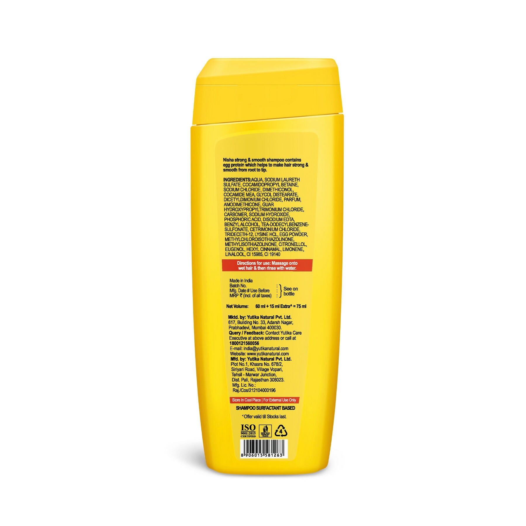 Nisha Egg Protein Shampoo For Women & Men | Grocsy