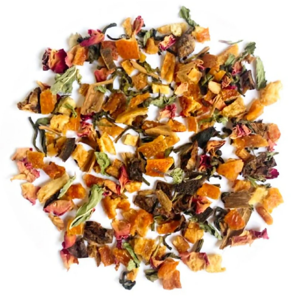 Tassyam Organics Orange Candy Green Tea | Grocsy