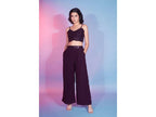 Maroon Georgette Sequence With Thread Designer Co-Ord Set - Flory | Grocsy