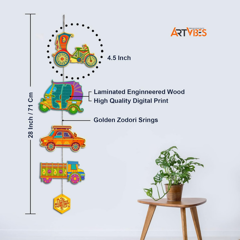 Artvibes Wood Decorative Vehicles Wall And Door Hanging for Home | Grocsy