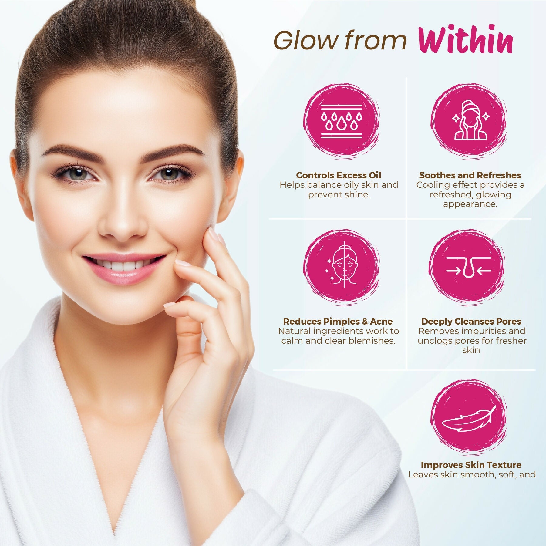 Nisha Rose Multani Mitti for Face | Skin Brightening Face Pack | Grocsy