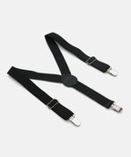 Manet Boys Solid Suspenders - Black | Grocsy