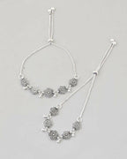 VOJ Set of 2 Traditional Flower Shapped Designer Anklet | Grocsy