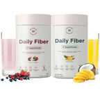 Wellbeing Nutrition Daily Fiber Powder - Vanilla Berry & Pina Colada Combo | Grocsy