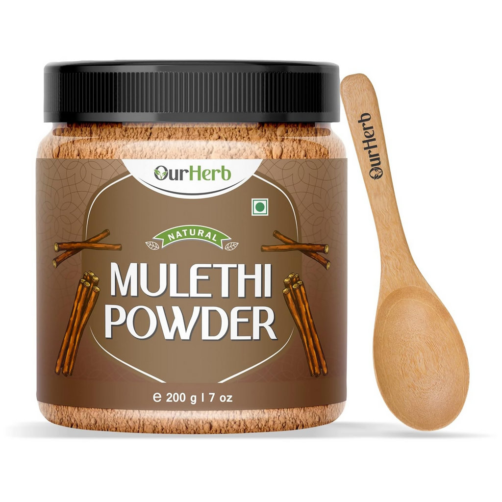 OurHerb Mulethi Powder Face Pack For Skin, Hair With Natural Pigmentation | Grocsy